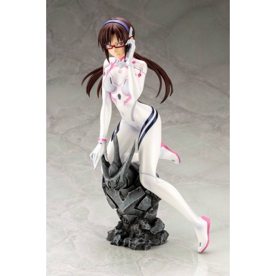 Kotobukiya Rebuild of Evangelion Thrice Upon A Time Ver. Illustrious White Plugsuit 1/6 Figure 24cm - Mari Makinami - Plastmasas figūriņa