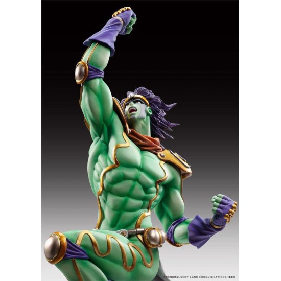 Medicos Entertainment Jojo's Bizarre Adventure Part 3 Super Action Legend Figure 22cm - Star Platinum - Plastmasas figūriņa