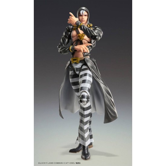 Medicos Entertainment Jojo's Bizarre Adventure Part 5 Super Action Chozokado Figure 16cm - Risotto Nero - Plastmasas figūriņa