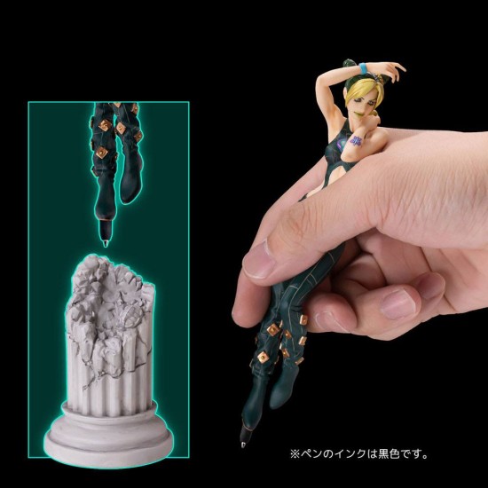 Medicos Entertainment Jojo's Bizarre Adventure Stone Ocean Figural Pen 19cm - Jolyne Cujoh - Ekskluzīva pildspalva