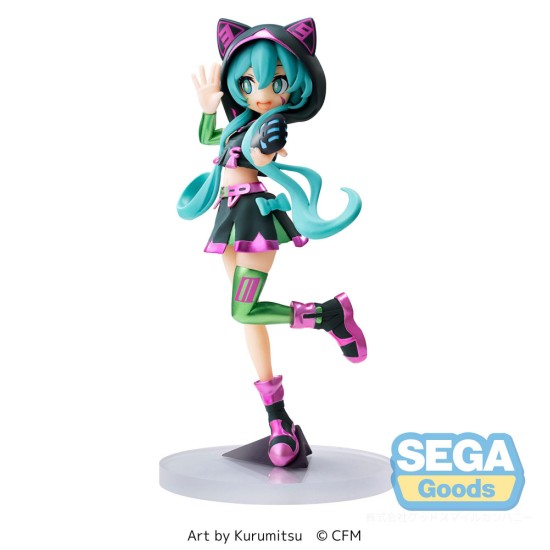 Sega Hatsune Miku Luminasta Figure 18cm - Hatsune Miku Live Stage - Plastmasas figūriņa