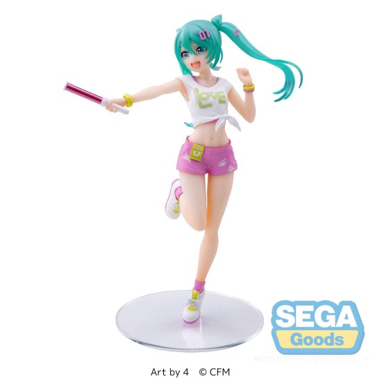 Sega Hatsune Miku Luminasta Figure 20cm - Hatsune Miku Cheering - Plastmasas figūriņa