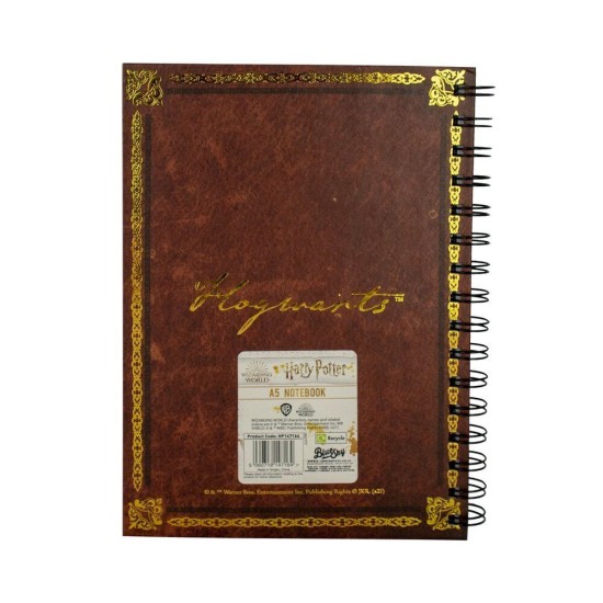 Blue Sky Studios Harry Potter A5 Notebook 21 x 15cm - Hogwarts - Klade