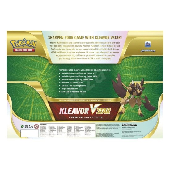 Pokemon Super Card Game TCG Trading Cards - VSTAR Premium Collection Kleavor EN - Kāršu spēle