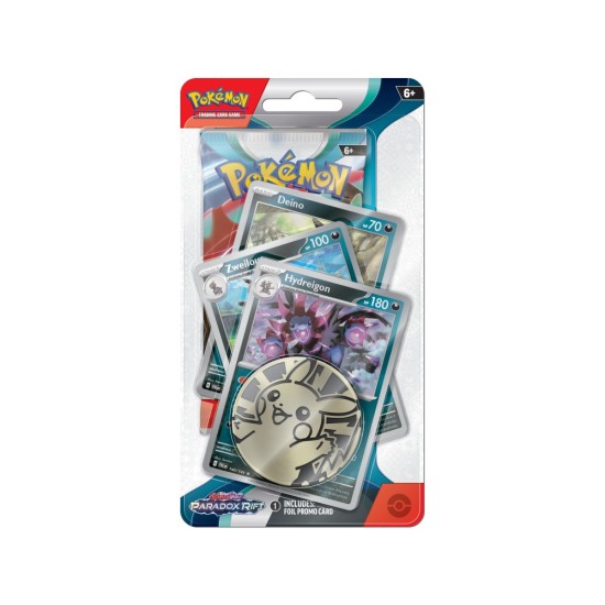 Pokemon Super Card Game TCG Trading Cards - Scarlet & Violet - Paradox Rift - Premium Checklane (Assorted)  EN - Kāršu spēle