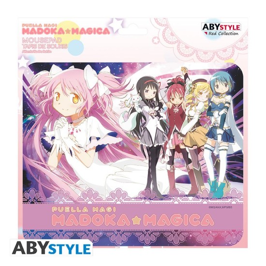 ABYstyle Puella Magi Madoka Magica Flexible Mousepad 23.5 x 19.5 cm - Madoka & Friends - Peles paliktnis