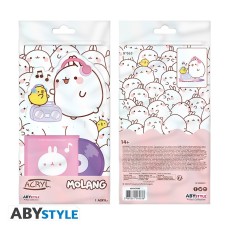 ABYstyle Molang Acryl Figure 10cm - Music fan Molang