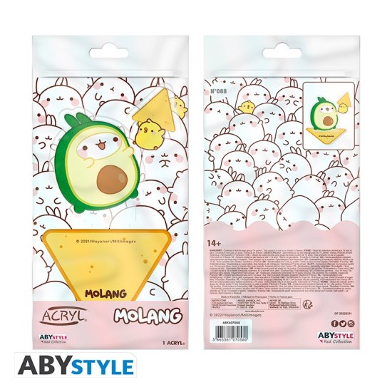 ABYstyle Molang Acryl Figure 10cm - Avocado Molang - Akrila figūriņa