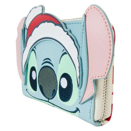 Loungefly Disney Stitch Holiday Glitter Wallet 15 x 10cm - Naudas maks