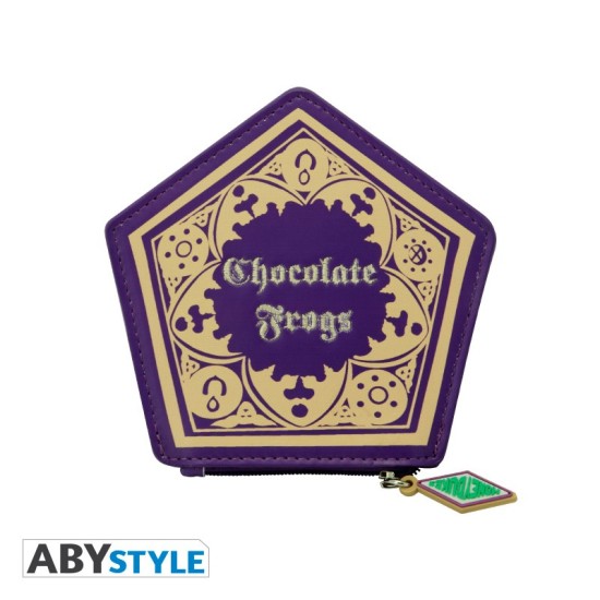 ABYstyle Harry Potter Coin Purse Wallet 12 x 12cm - Chocolate Frog - Naudas maks