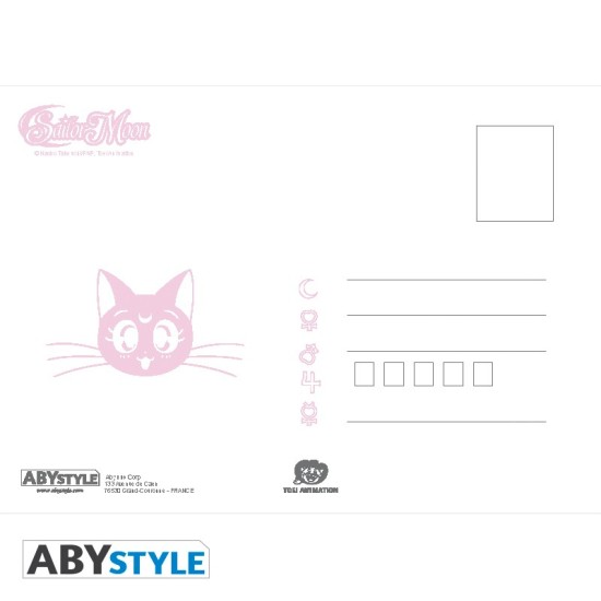 ABYstyle Sailor Moon Postcard Set (5 pcs.) 15 x 11cm - Pastkartes