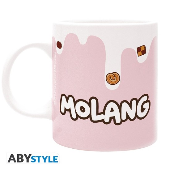 ABYstyle Molang Ceramic Mug 320ml - Milk & Cookies - Krūze