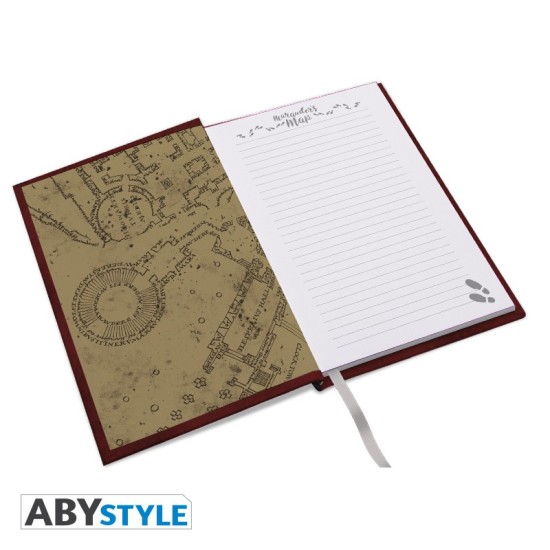 ABYstyle Harry Potter A5 Notebook 21 x 15cm - Marauder's map - Klade