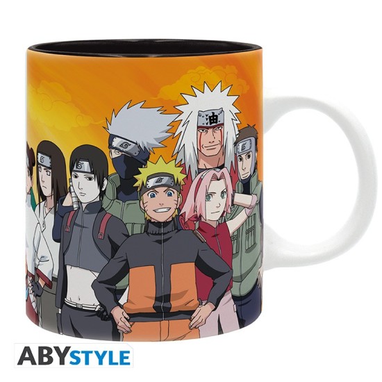 ABYstyle Naruto Shippuden Gift Set Mug 320 ml / Acryl Figure / Postcards (5pcs.) - Komplekts krūze / figūriņa / pastkartes