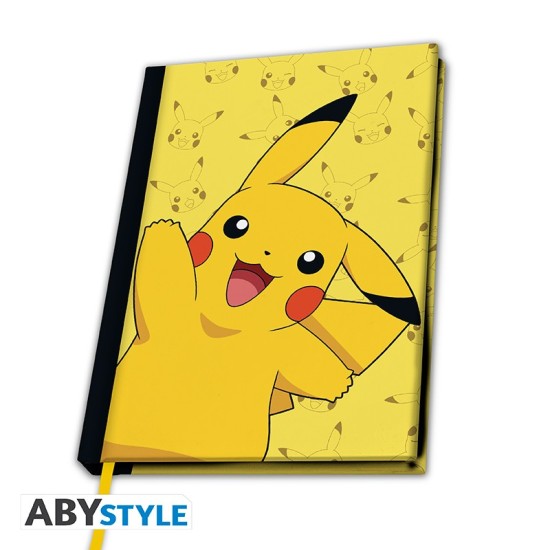 ABYstyle Pokemon Gift Set Mug 320 ml / A5 Notebook / Postcards - Pikachu - Komplekts krūze / klade / pastkartes