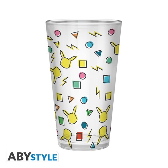 ABYstyle Pokemon Large Glass 400ml - Pikachu pattern - Glāze