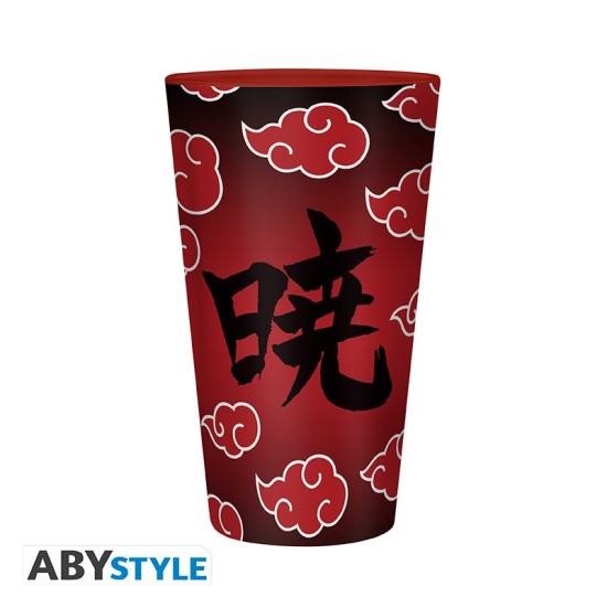 ABYstyle Naruto Shippuden Large Glass 400ml - Akatsuki - Glāze