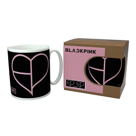 ABYstyle Blackpink Ceramic Mug 320ml - Heart Icon - Krūze