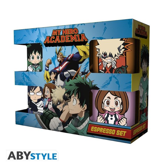 ABYstyle My Hero Academia Set 4 Espresso Mug 110ml - Chibi - Krūze