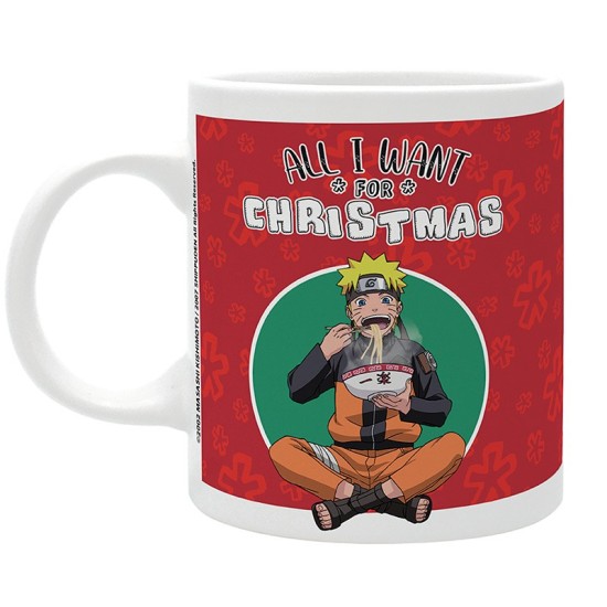 ABYstyle Naruto Shippuden Ceramic Mug 320ml - All I Want for Christmas - Krūze