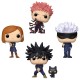 Funko POP! Jujutsu Kaisen Series 1 Exclusive Figures 9cm (4 pcs.) - Jujutsu Kaisen - Komplekts vinila figūriņas