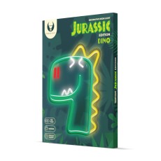 Forever Jurasic Dino Decorative Neon LED Light 33 x 28 x 2 cm (USB Plug) - Dino / Green