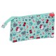 Safta Hello Kitty Sea Lovers triple Pencil Case 22 x 3 x 12cm - Penālis ar trīs nodalījumiem