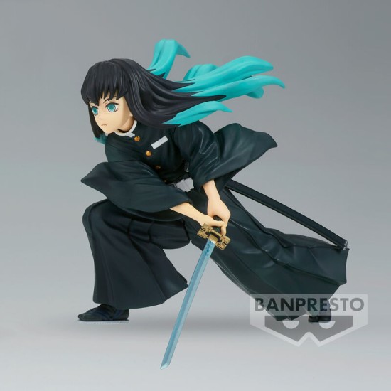 Banpresto Demon Slayer Kimetsu no Yaiba Vibration Stars Figure 10cm - Muichiro Tokito - Plastmasas figūriņa