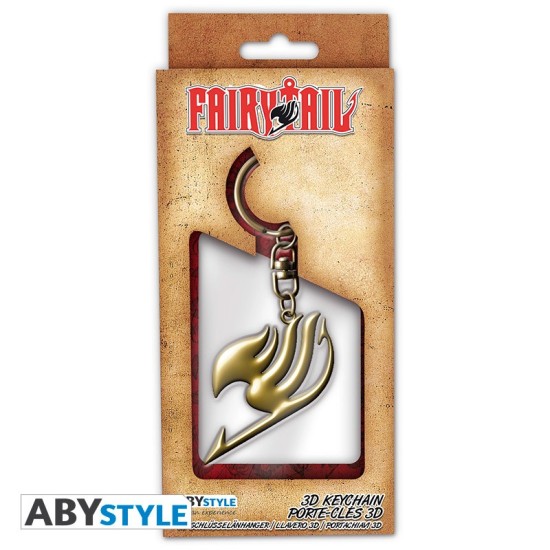 ABYstyle Fairy Tail 3D Keychain - Emblem - Metālisks atslēgu piekariņš