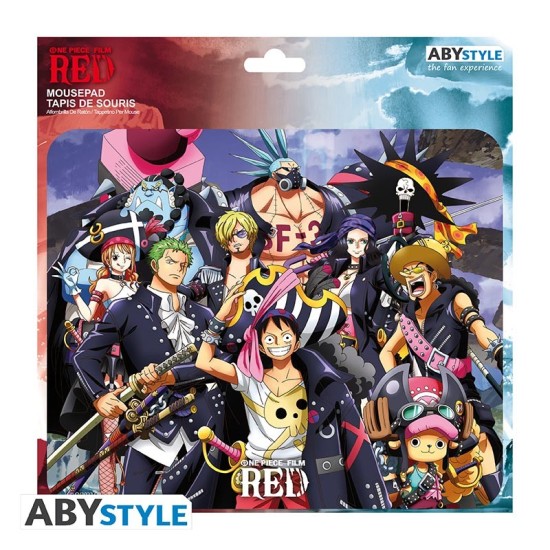 ABYstyle One Piece Flexible Mousepad 23.5 x 19.5 cm - Ready for battle - Peles paliktnis