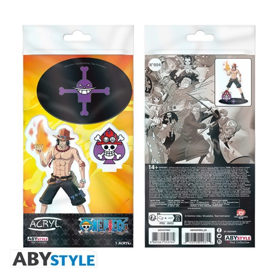 ABYstyle One Piece Acryl Figure 11cm - Portgas D. Ace - Akrila figūriņa