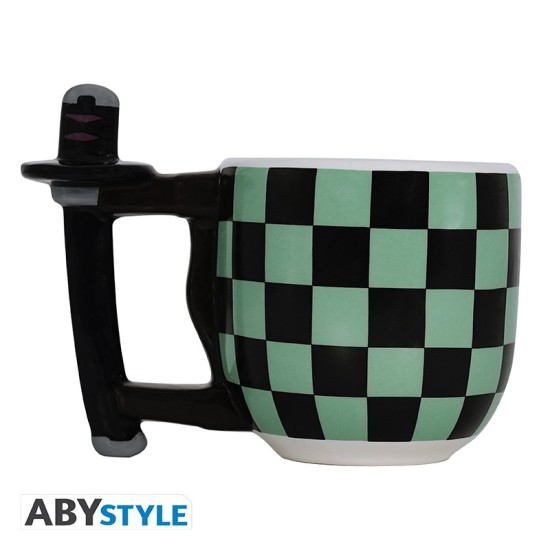 ABYstyle Demon Slayer Tanjiro Sword Handle 3D Mug 460ml - Krūze