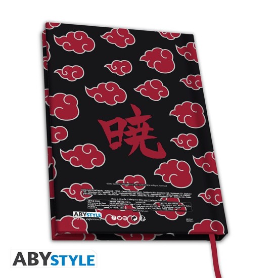 ABYstyle Naruto Shippuden A5 Notebook 21 x 15cm - Akatsuki - Klade