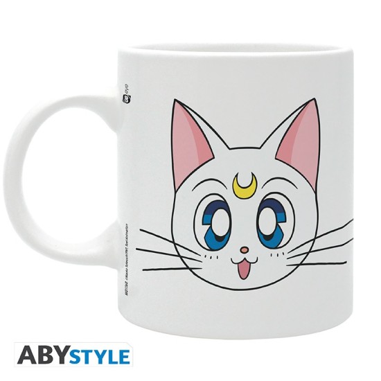 ABYstyle Sailor Moon Ceramic Mug 320ml - Luna & Artemis - Krūze