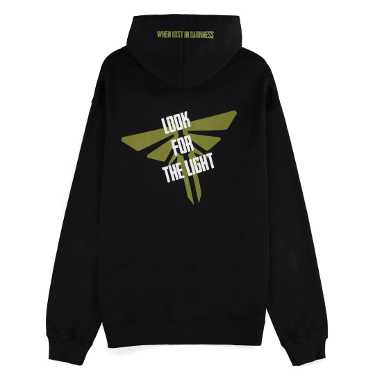 Difuzed The Last of Us Fire Fly Zipper Hoodie - L izmērs - Vīriešu hūdijs ar ravējslēdzēju un kapuci