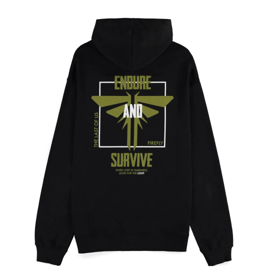 Difuzed The Last of Us Endure and Survive Zipper Hoodie - L izmērs - Vīriešu hūdijs ar ravējslēdzēju un kapuci