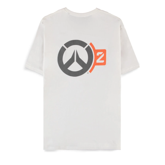 Difuzed Overwatch 2 Women's Boyfriend Fit Short Sleeved T-shirt - S izmērs / Balts - Sieviešu kokvilnas T-krekls