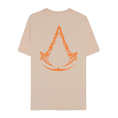 Difuzed Assassin's Creed Mirage Snake Short Sleeved T-shirt - XL size / Beige - Men's cotton T-shirt