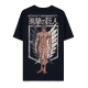 Difuzed Attack on Titan Eren's Titan Short Sleeved T-shirt - XS izmērs / Tumši Zils - Vīriešu kokvilnas T-krekls