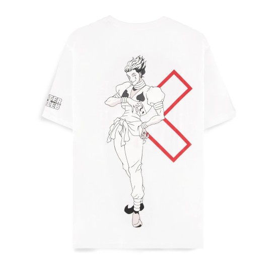 Difuzed Hunter x Hunter Short Sleeved T-shirt - XS izmērs / Balts - Sieviešu kokvilnas T-krekls