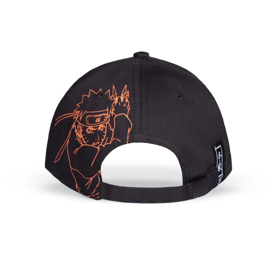 Difuzed Naruto Shippuden Shinobi Black Snapback Cap - Cepure ar nagu