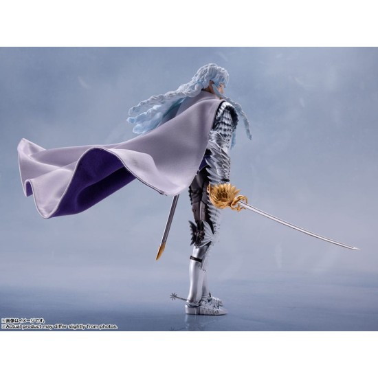 Tamashii Nations Berserk S.H. Figuarts Action Figure 15cm - Griffith (Hawk of Light) - Plastmasas figūriņa