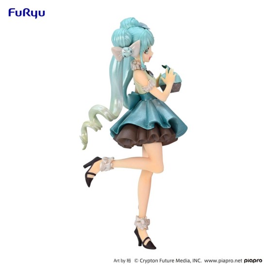 Furyu Hatsune Miku Chocolate Mint Pearl Color Figure 17cm - Hatsune Miku - Plastmasas figūriņa