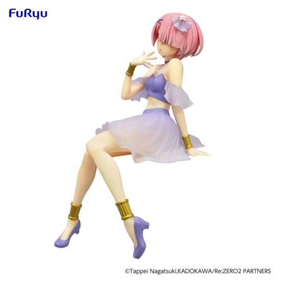 Furyu Re:Zero Noodle Stopper Figure 14cm - Ram Twinkle Party - Plastmasas figūriņa