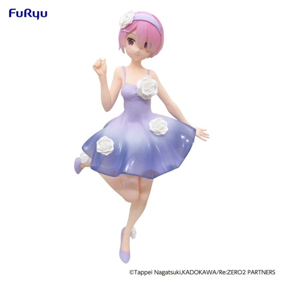 Furyu Re:Zero Trio-Try-iT Bunnies Figure 21cm - Rem Flower Dress - Plastmasas figūriņa