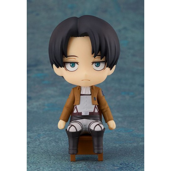 Good Smile Company Attack on Titan Nendoroid Swacchao Figure 10cm - Levi - Plastmasas figūriņa