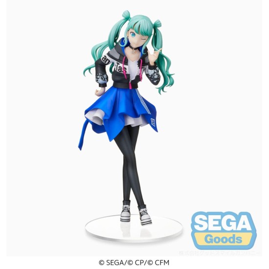 Sega Hatsune Miku SPM Figure 21cm - Street Sekai Miku - Plastmasas figūriņa