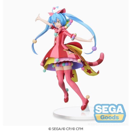 Sega Hatsune Miku SPM Figure 21cm - Wonderland Sekai Miku - Plastmasas figūriņa