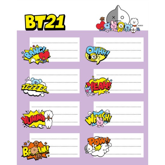 Grupo Erik BT21 Sticky Notes - Piezīmju lapiņas