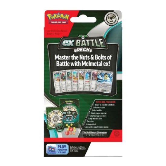 Pokemon Super Card Game TCG Trading Cards - EX Battle Deck (Melmetal EX) EN - Kāršu spēle